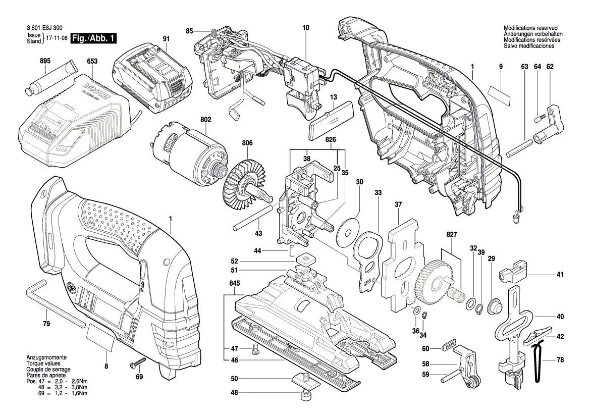 Neuer echter Bosch 2607022831 Gleichstrommotor