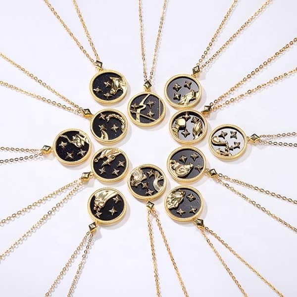 Goldosa - Unique zodiac necklace