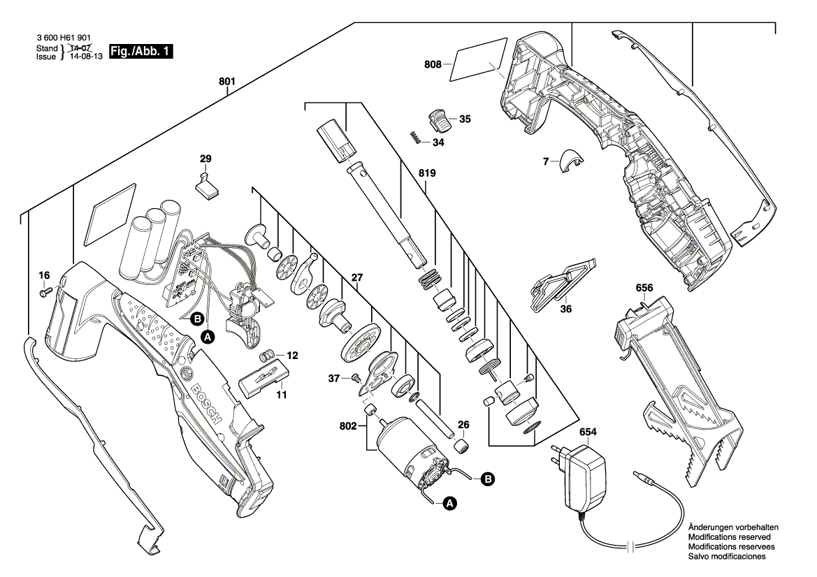 New Genuine Bosch 1600A005A2 Blade Holder