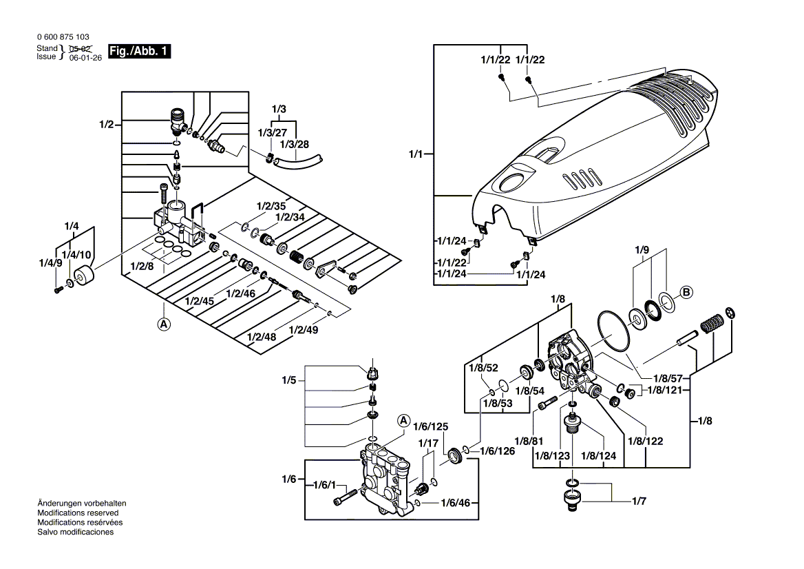 Nieuwe echte Bosch F016F03431 O-ring