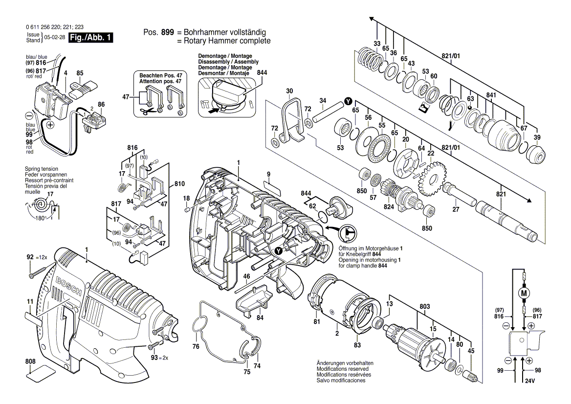 Nieuwe echte Bosch 1601016013 ingevoegd onderdeel