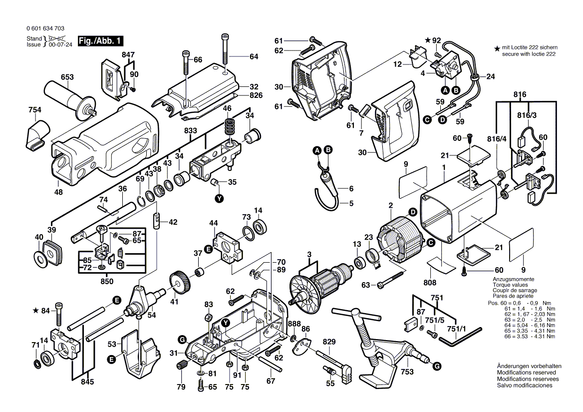 Nieuwe echte Bosch 2610908866 Bladehouder