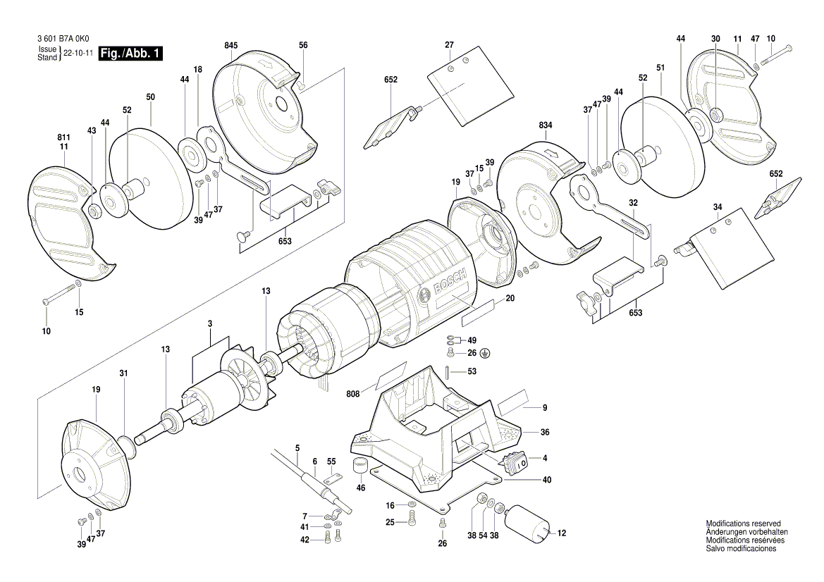 Nouveau véritable rotor Bosch 1619pa2264