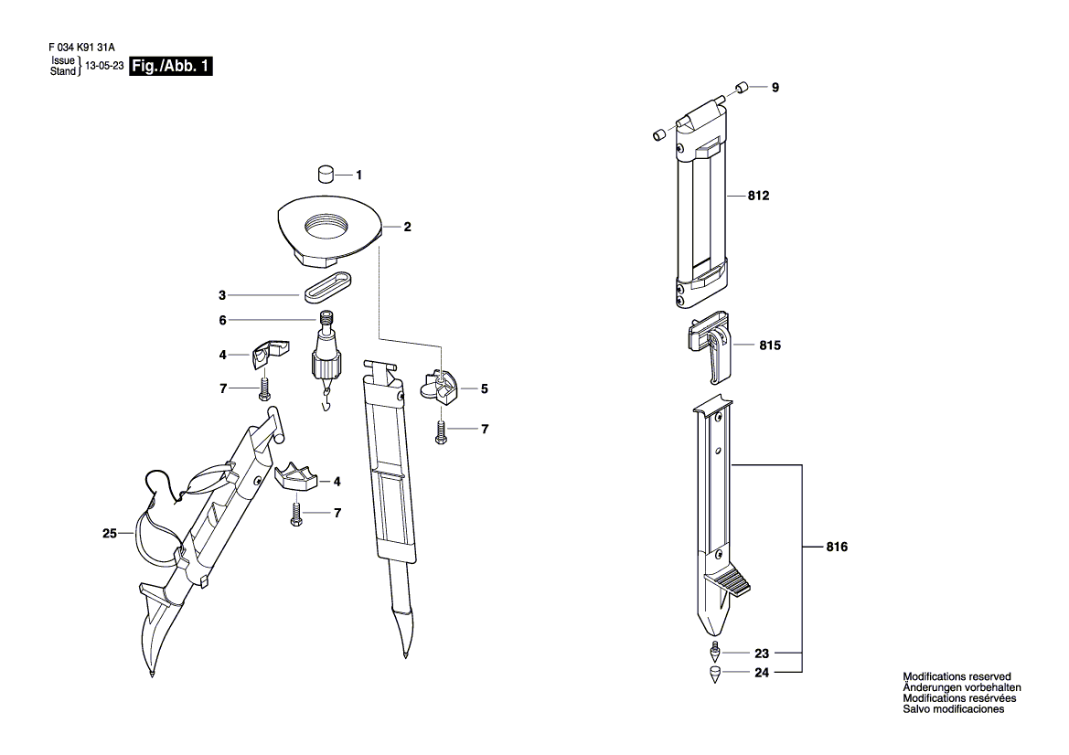 Новая подлинная резиновая основание Bosch 1600A000A1