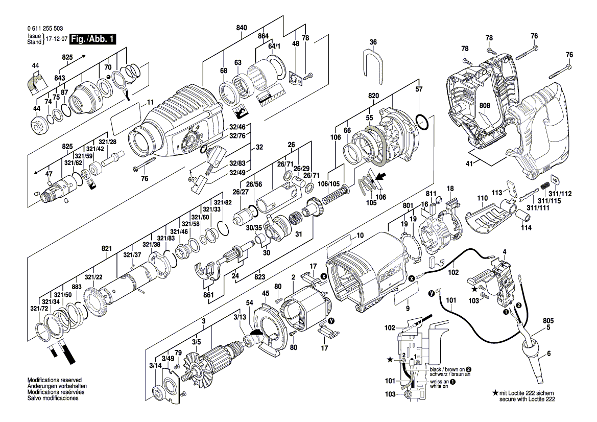 Neue echte Bosch 1615132113 Handle Deckung