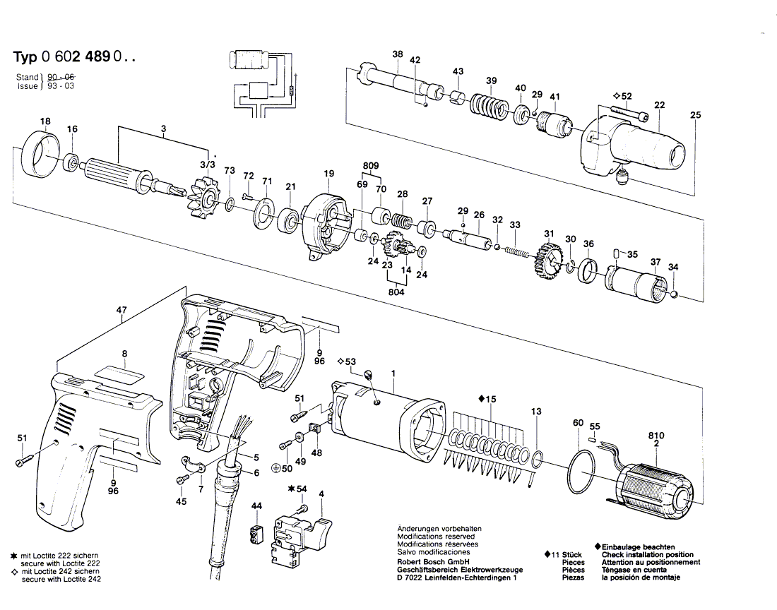 Nieuwe echte Bosch 1604619015 Compressieveer