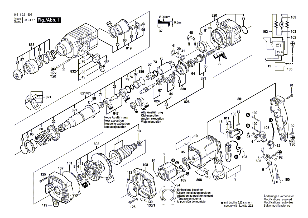 Neue echte Bosch 2910001168 Sockel -Kopfdeckerschraube