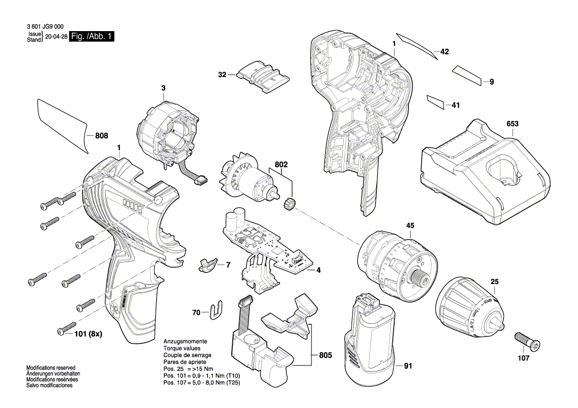 Neue Original Bosch 16058065LV Gehäuse 