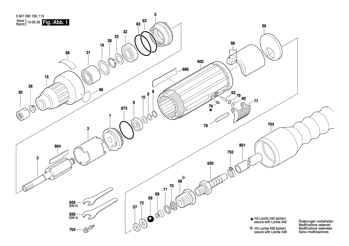 Neue echte Bosch 3609202817 Collet