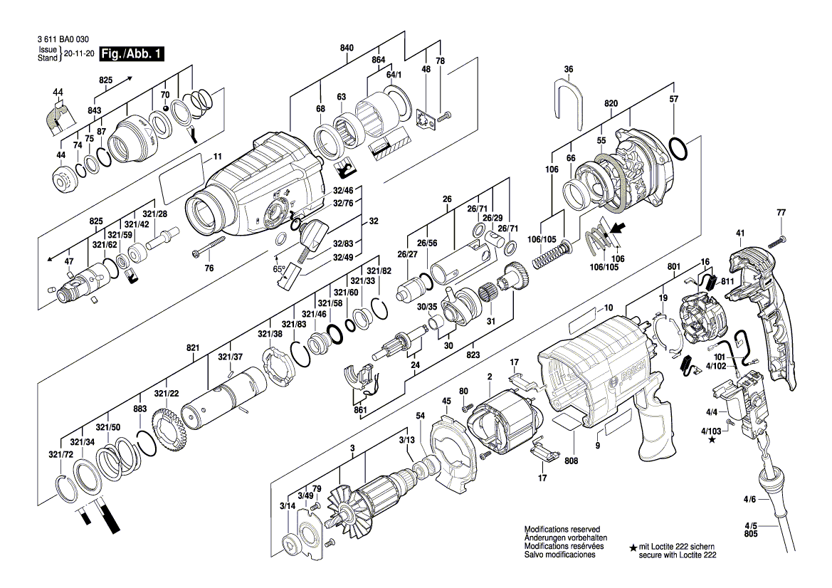 Новый подлинный Bosch 1611110W44