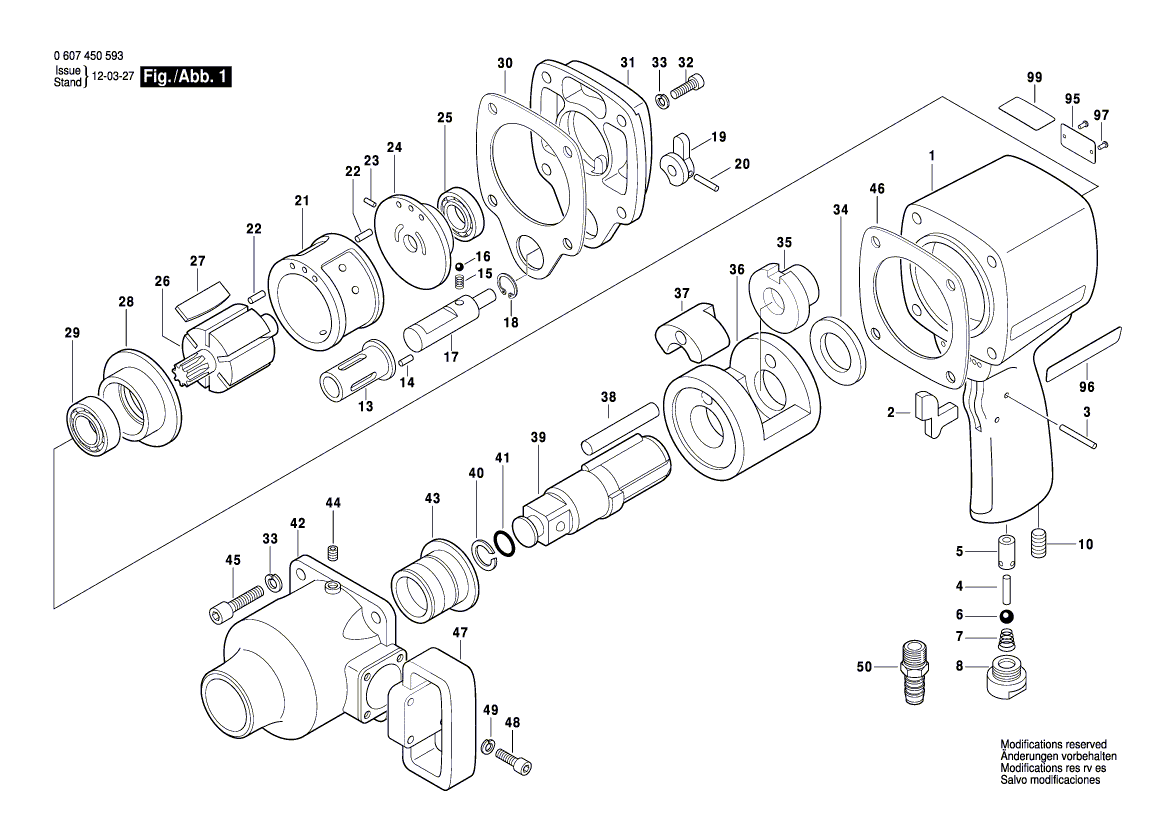 Ny ekte Bosch 1609301508 Kontrollspak