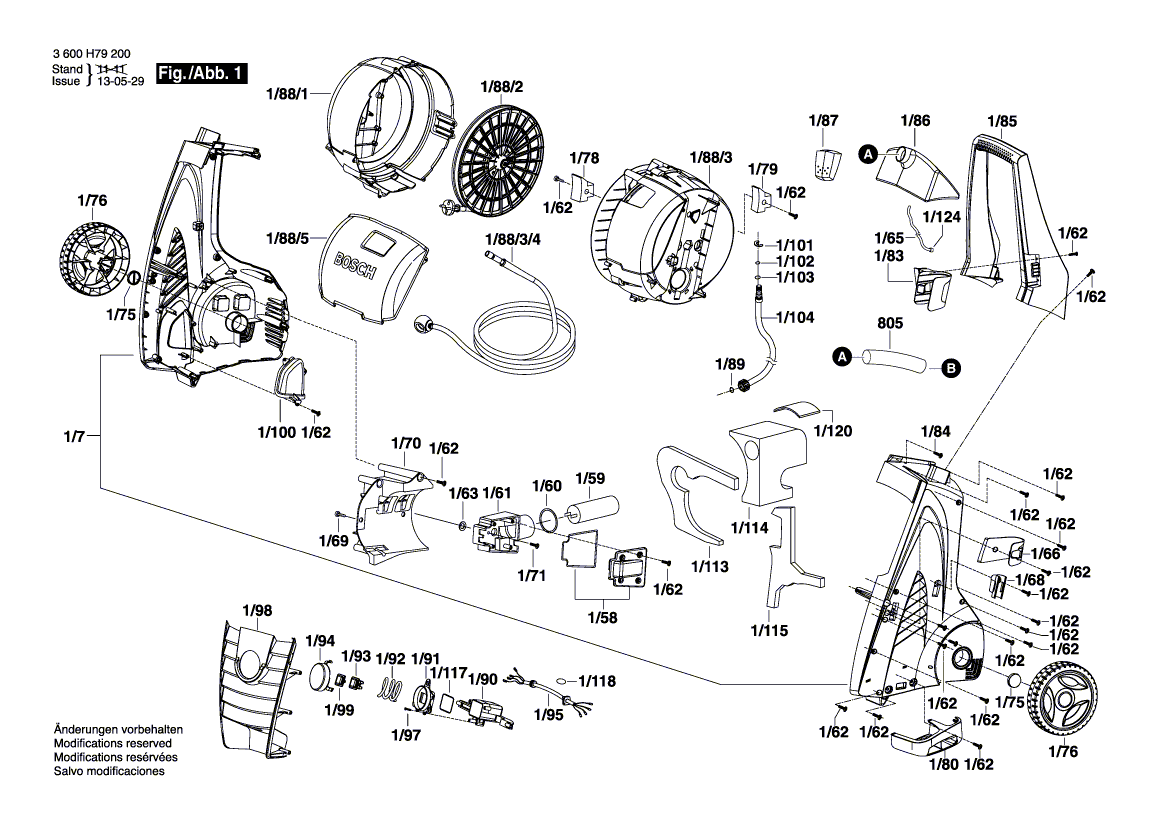 Neue echte Bosch F016104123 Schalterabdeckung