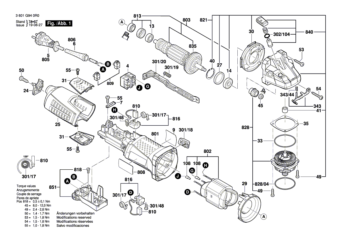 New Genuine Bosch 160111C0AN Manufacturer's nameplate