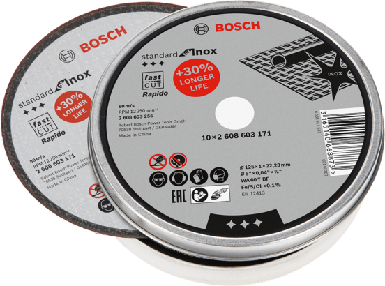 Новый подлинный стандарт Bosch 2608603255 для резки inox Rapido для Small