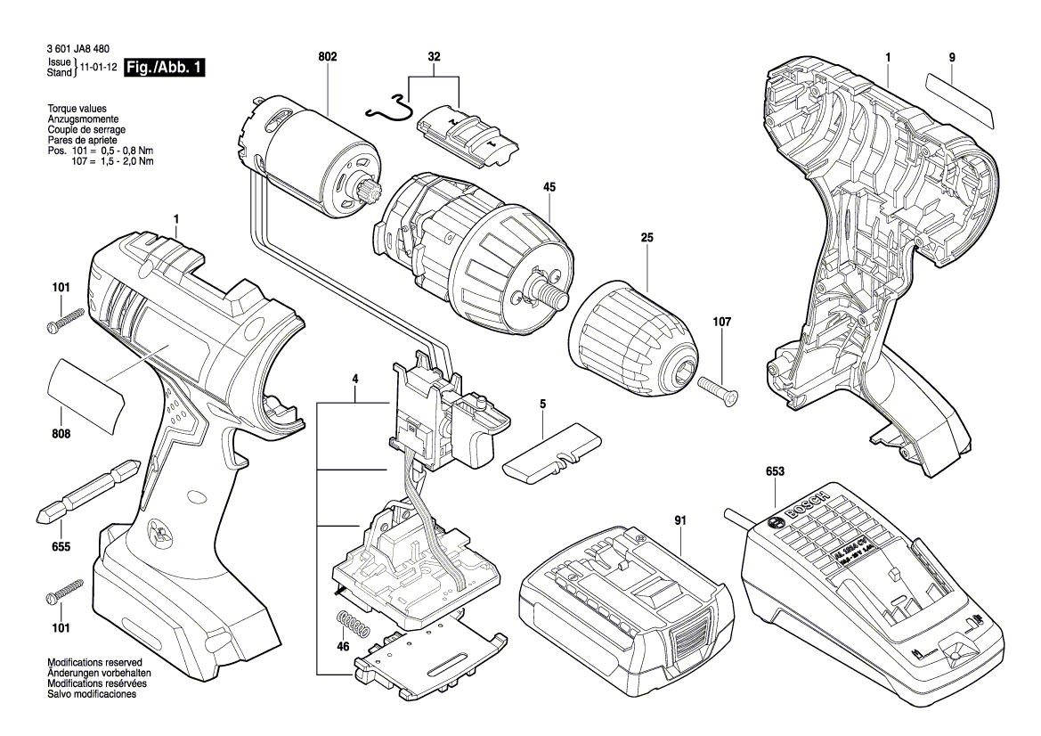 New Genuine Bosch 2609100955 Housing