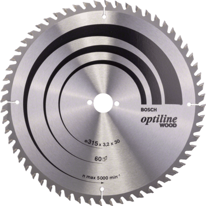 New Genuine Bosch 2608640651 Optiline Wood Circular Saw Blade