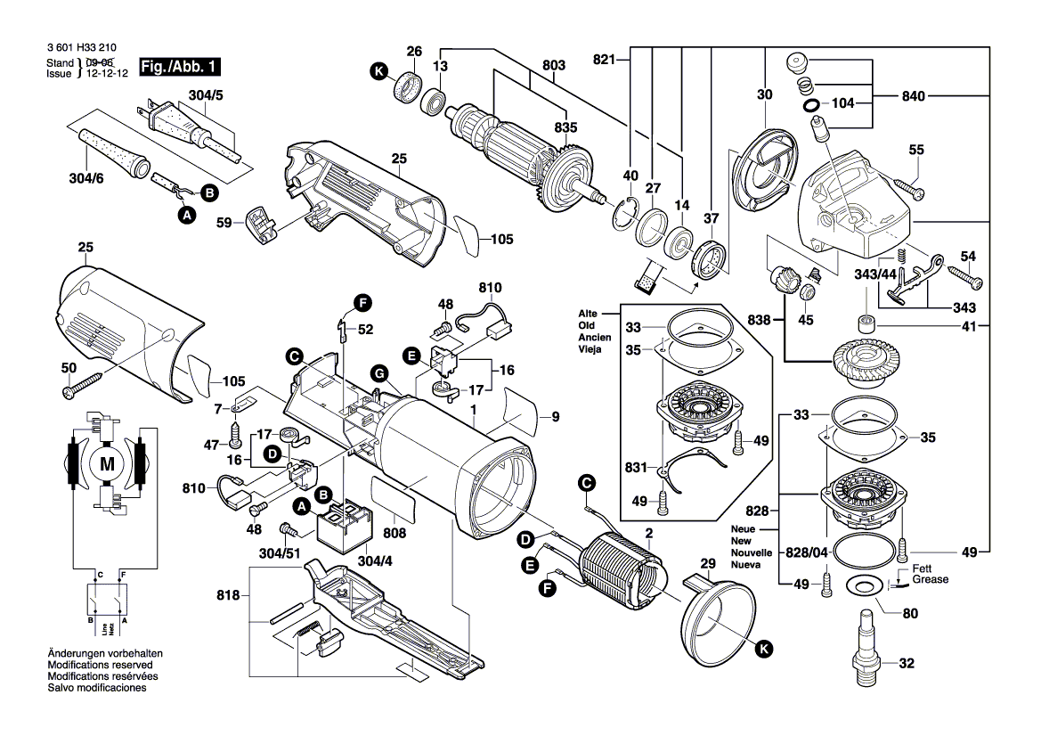 New Genuine Bosch 1607000436 Switch-Pawl