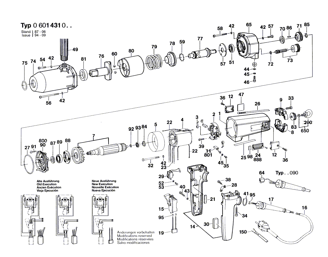 Nieuwe echte Bosch 2910151164 Hex Socket -kopdopschroef