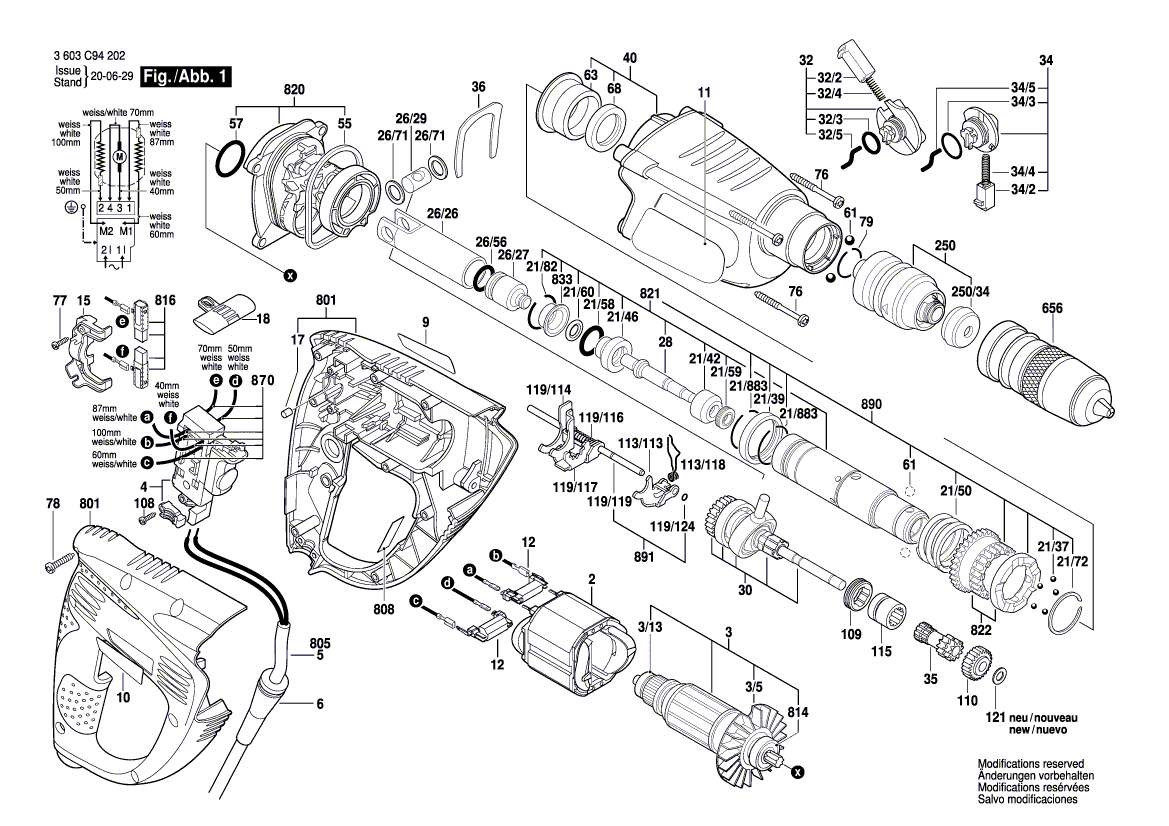 Neue Original Bosch 160111C023 Herstellernummer 