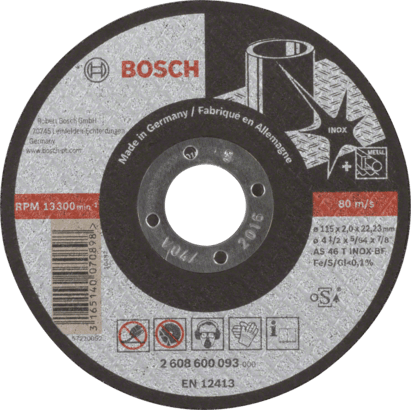 Новый подлинный Bosch 2608600093 Эксперт для нексусного диска для малого угла