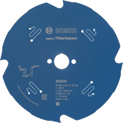 New Genuine Bosch 2608644124 Expert for Fibre Cement Circular Saw Blade