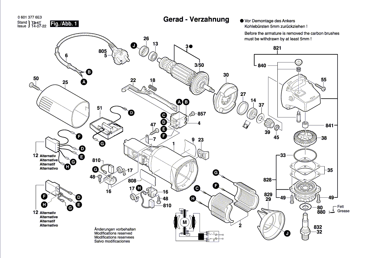 Nouveau véritable bosch 2609110015 de type broche