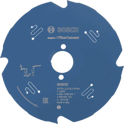 Neuer echter Bosch 2608644123 Experte für Faserzement Rundschreiben Blade für