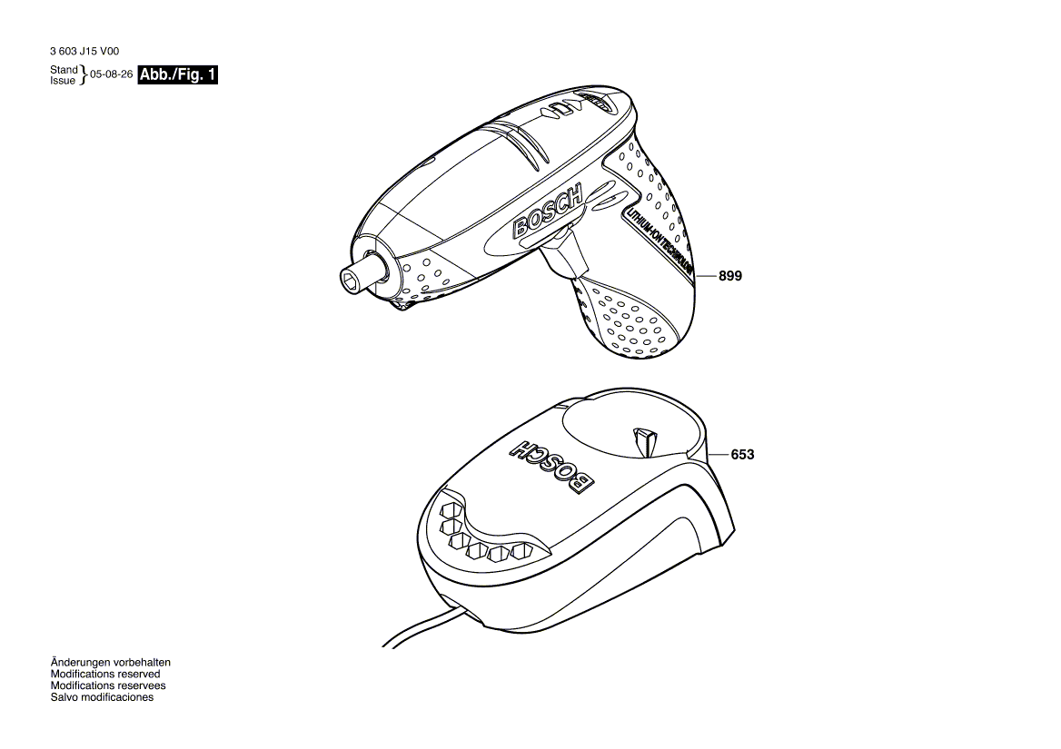 Новое подлинное Bosch 2607225153 Зарядное устройство