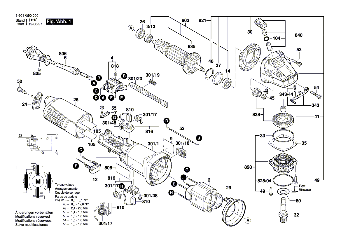 Neue originale Bosch 1607000V51 Armatur mit Lüfter 