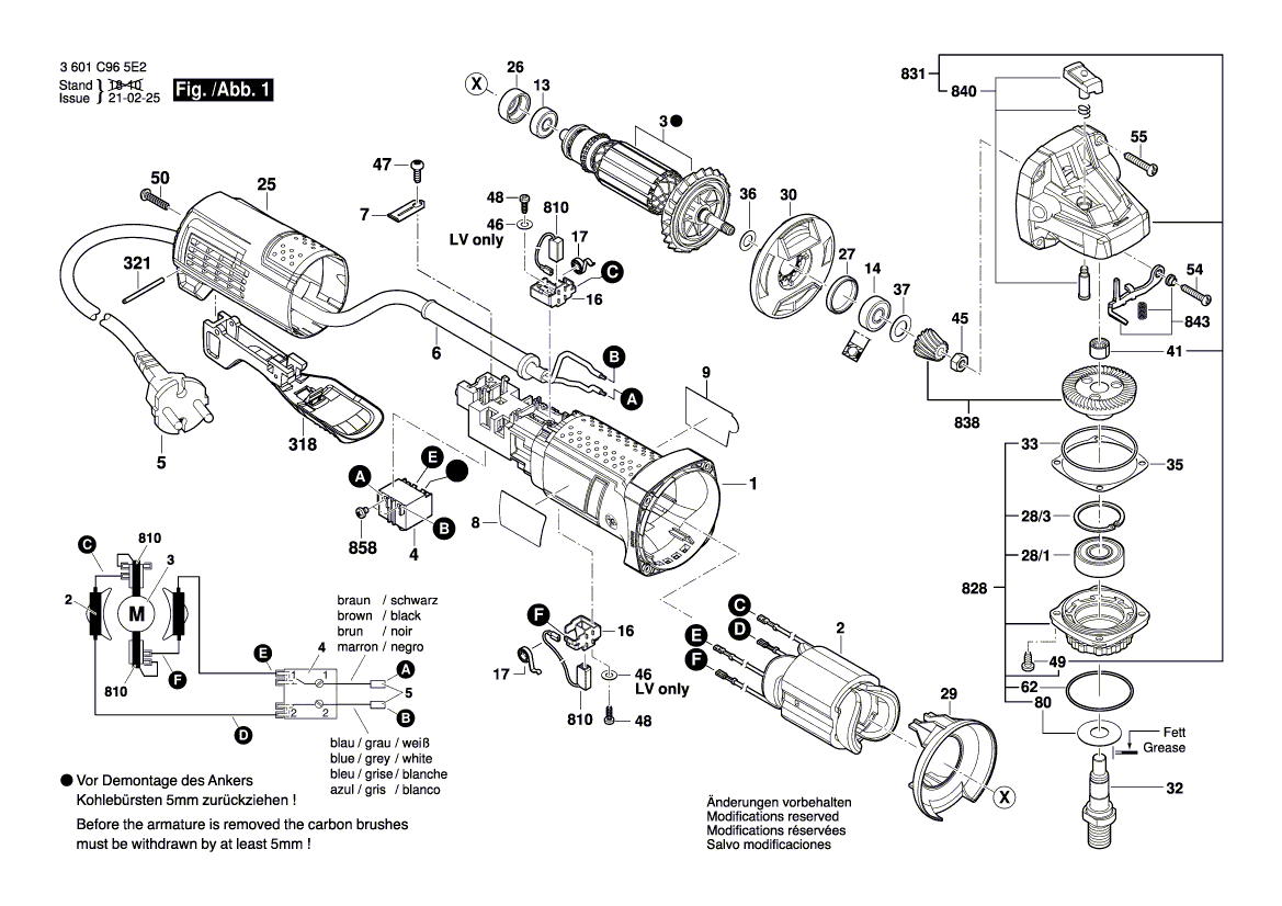 Neue echte Bosch 1619p15593 Wohnungsabdeckung