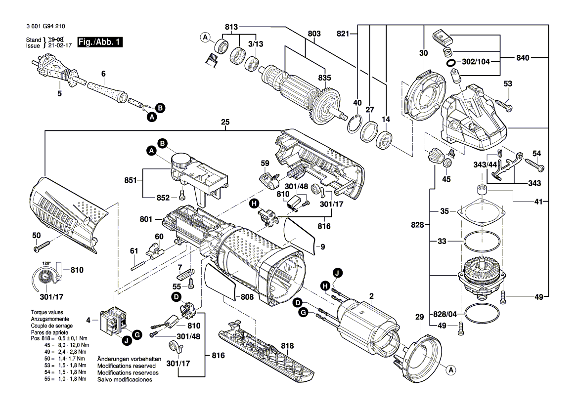 Новый подлинный Bosch 1607000V39 Gear Counting