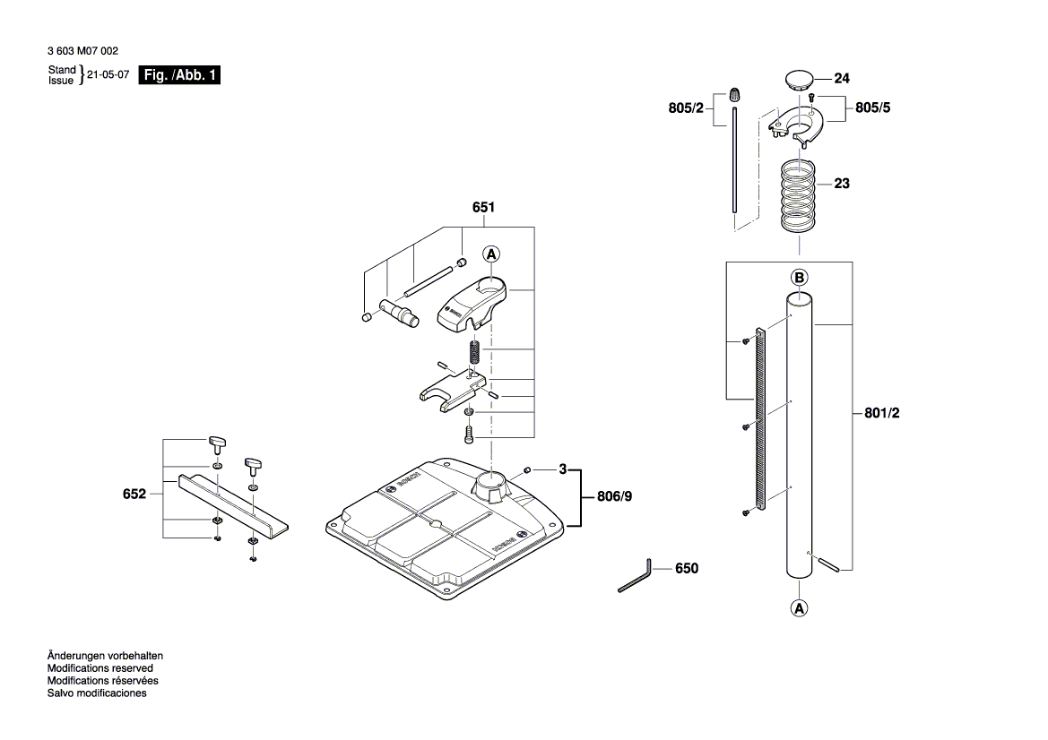 Ny ekte Bosch 1600a000Sz Chuck