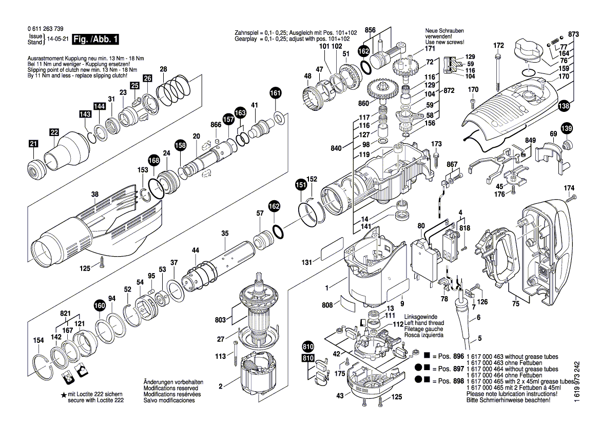 Новая подлинная Bosch 1614010218 Armature