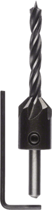 Новый подлинный Bosch 2608596393 Brad Point Bit Bit с Countersink для Rotary