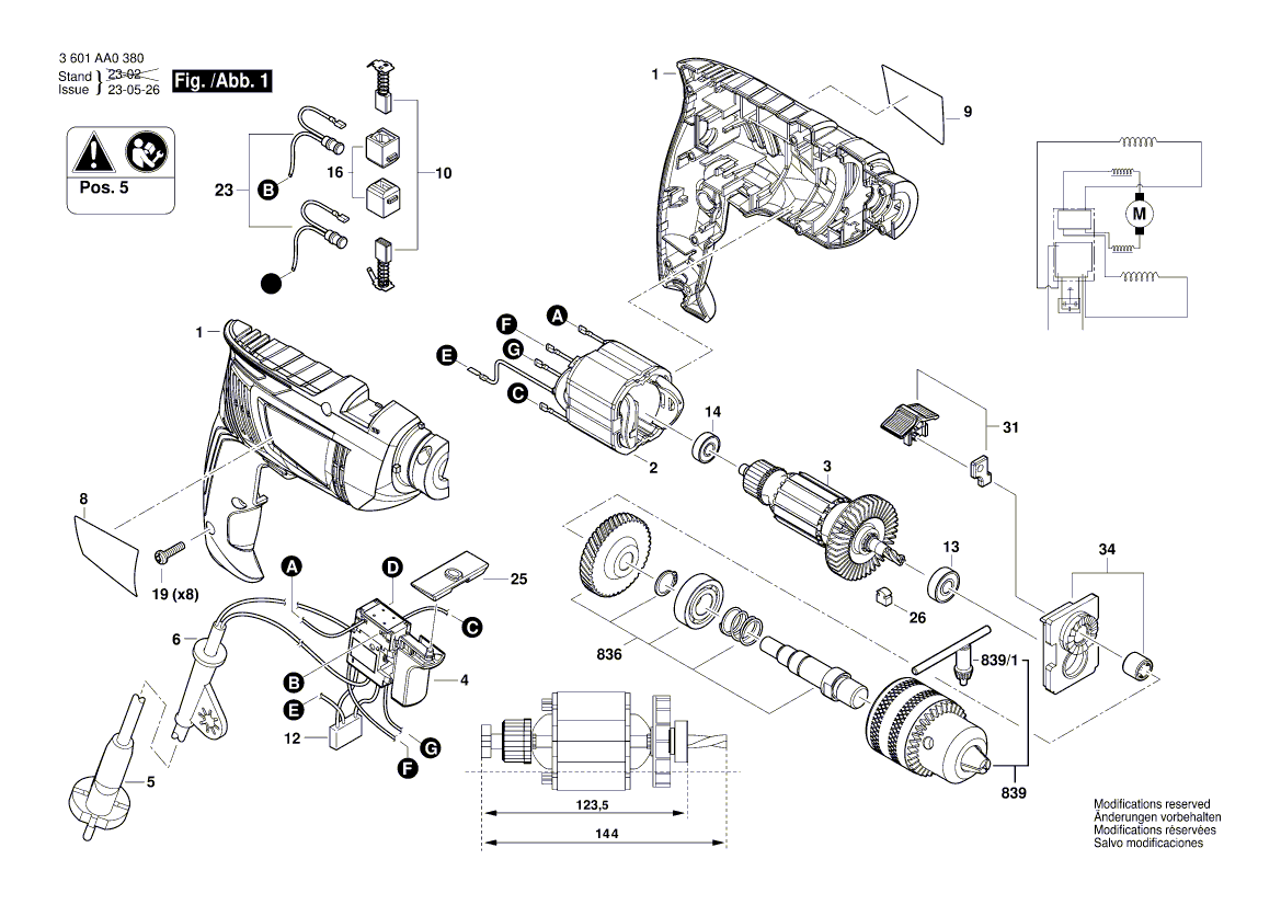 Neue echte Bosch 1619pc0392 Rillenkugellager