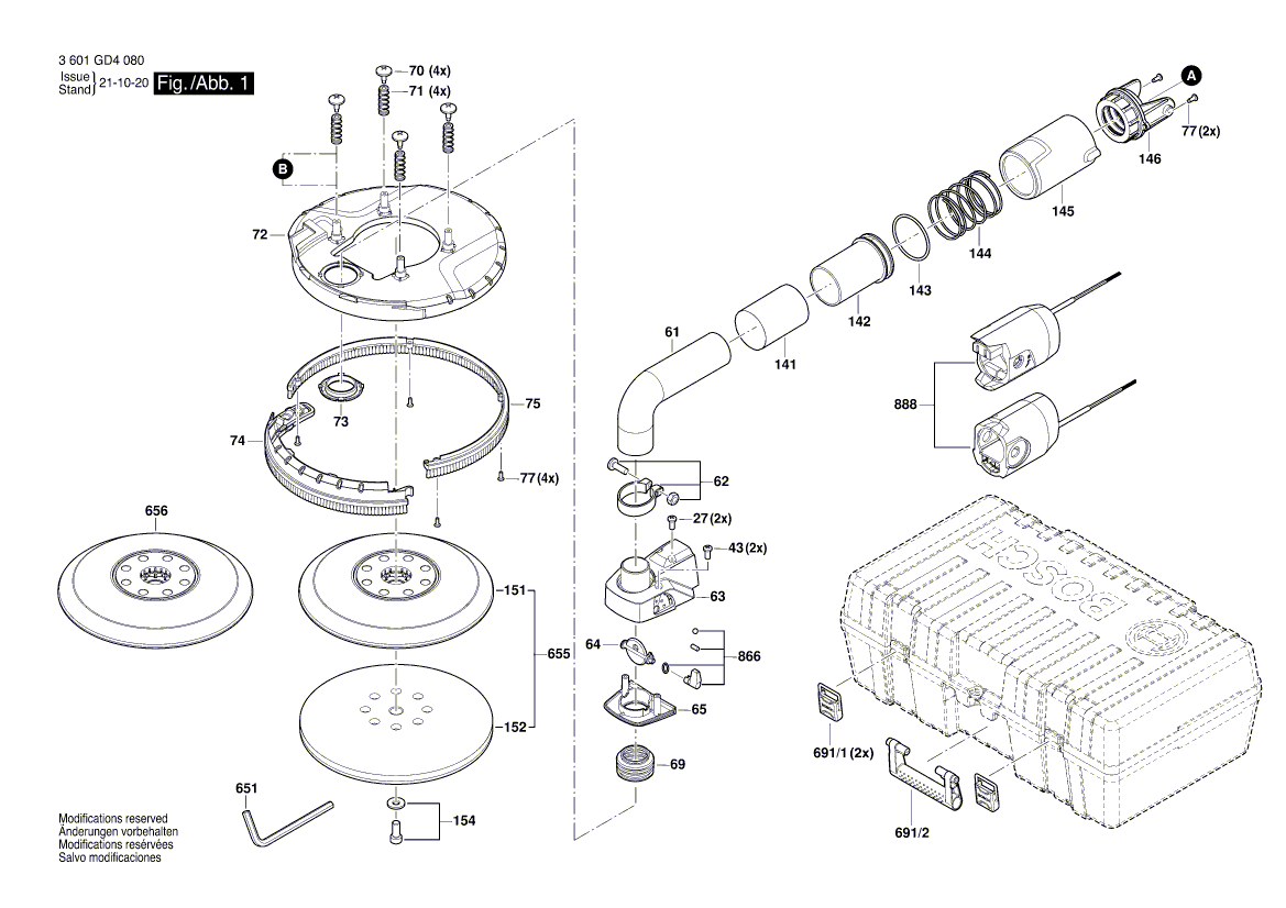 Neue echte Bosch 1619pb5969 Kronenausrüstung