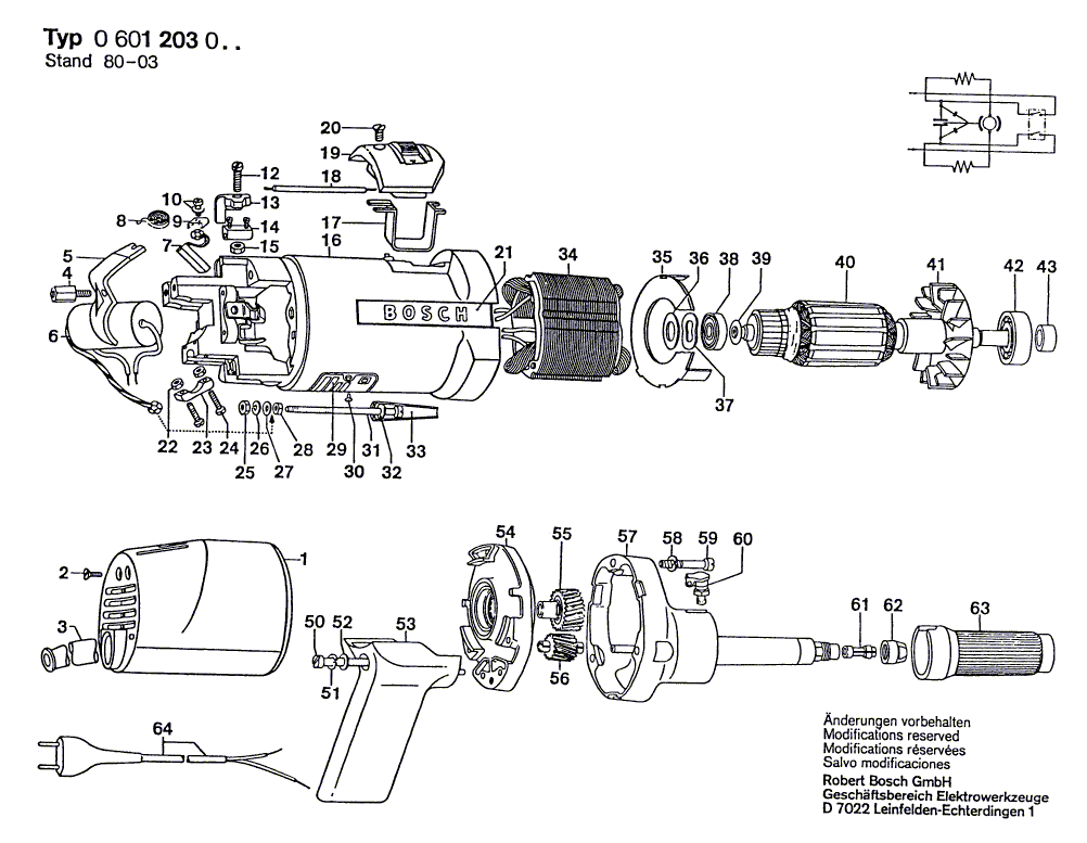 Новый подлинный Bosch 1603314001 Union Nut