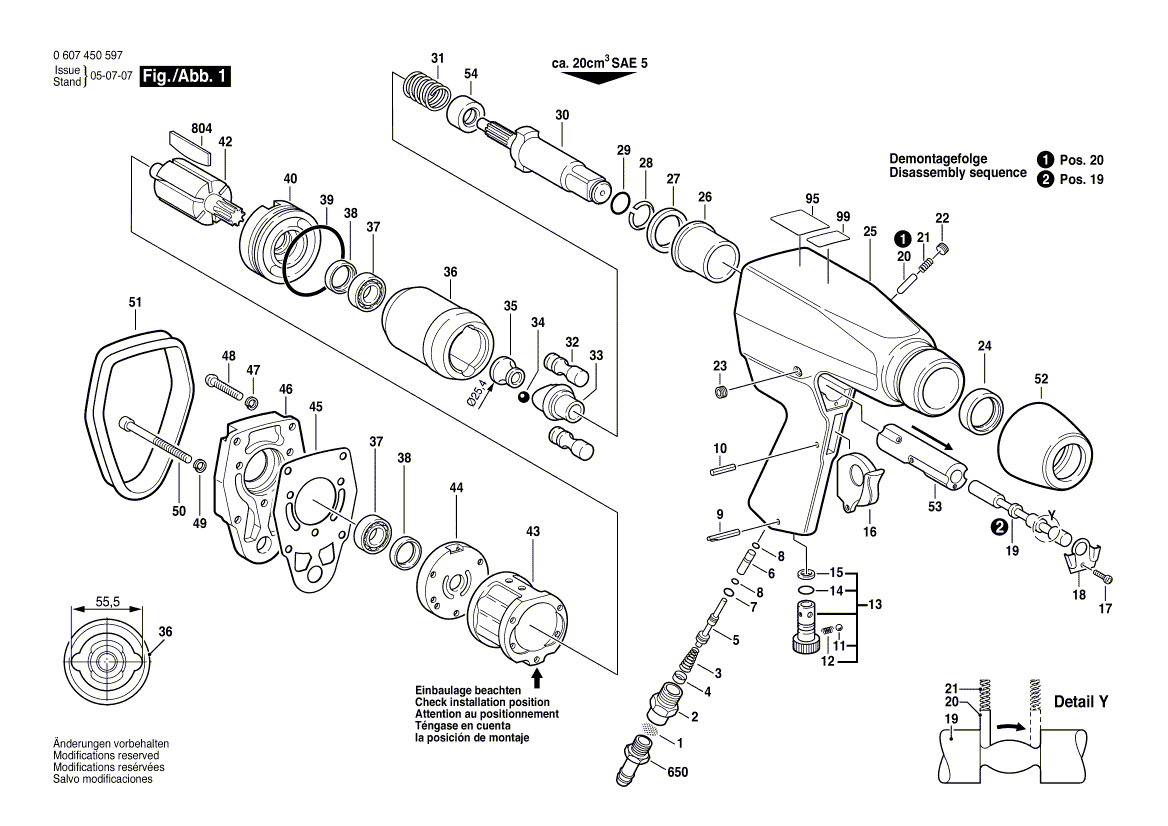 Neue echte Bosch 3609201093 Führungsbuchse