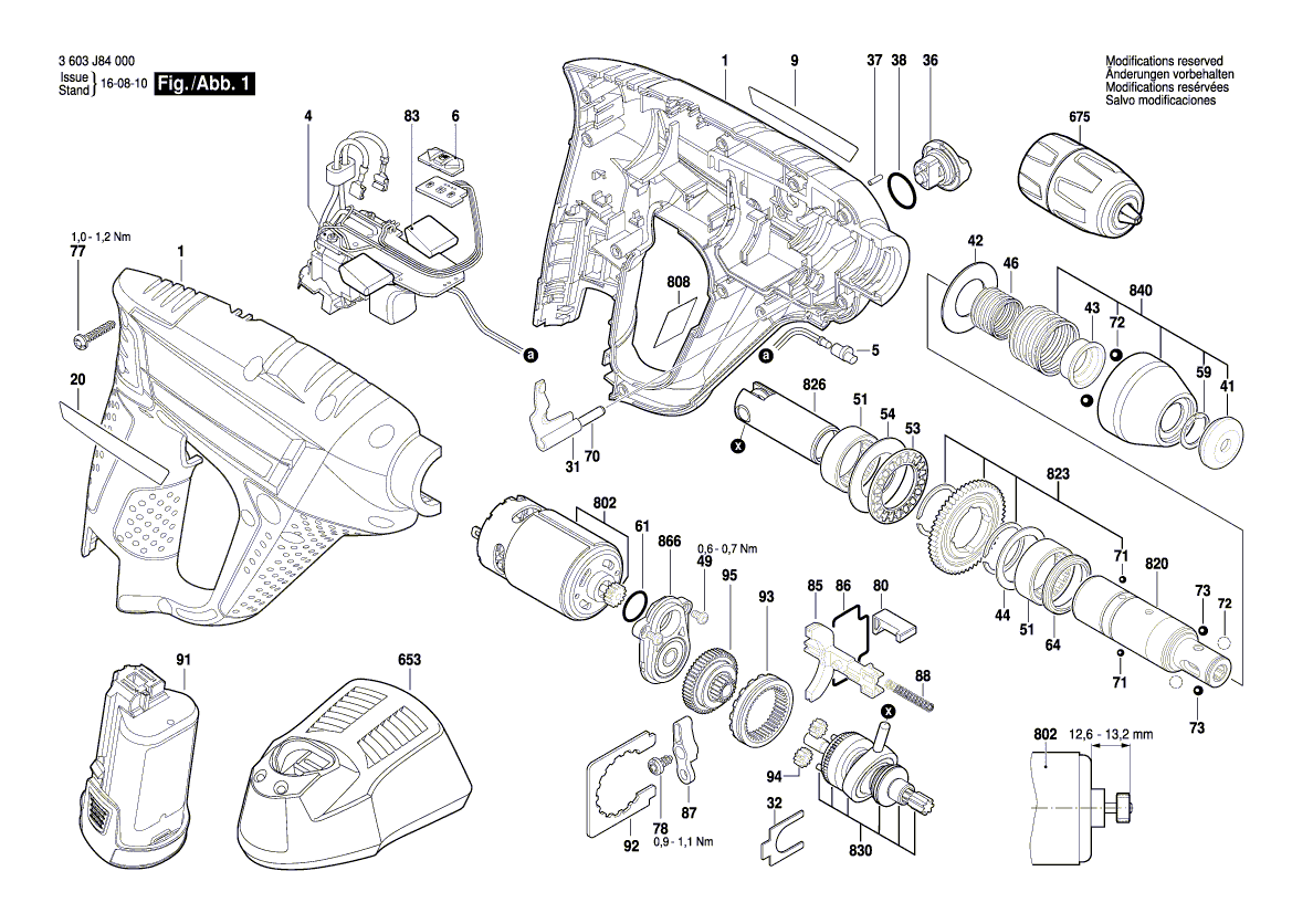 Neue echte Bosch 1600a019an Housing