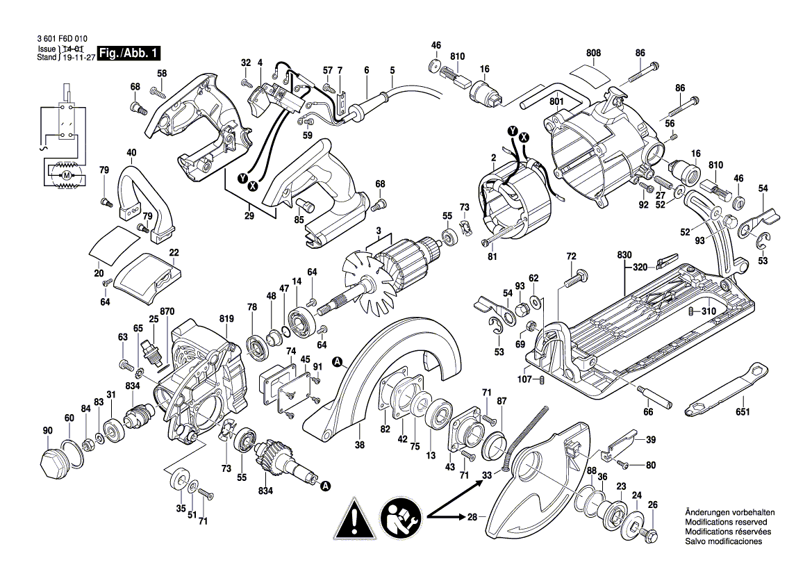 New Genuine Bosch 1619X07035 Set Of Gears