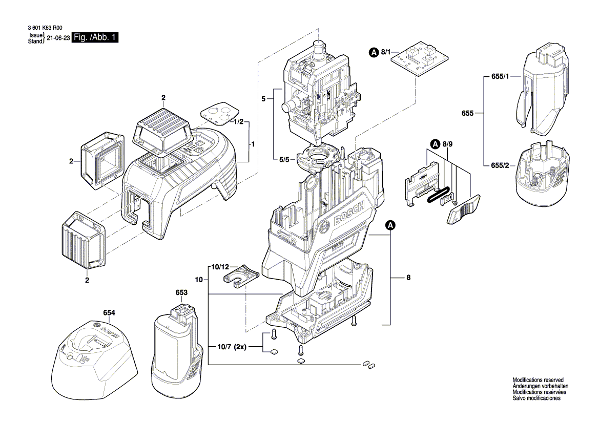 New Genuine Bosch 1600A011PJ Pendulum assembly