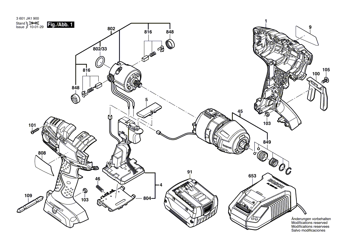 Neue echte Bosch 2609199254 Getriebekasten