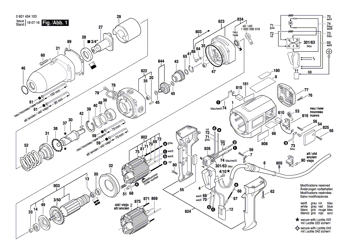 Neue echte Bosch 1603124077 Antriebswelle