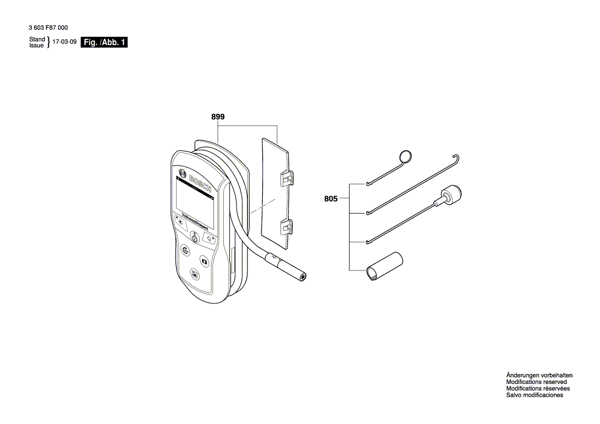 Новый подлинный набор аксессуаров Bosch 1619pb1709