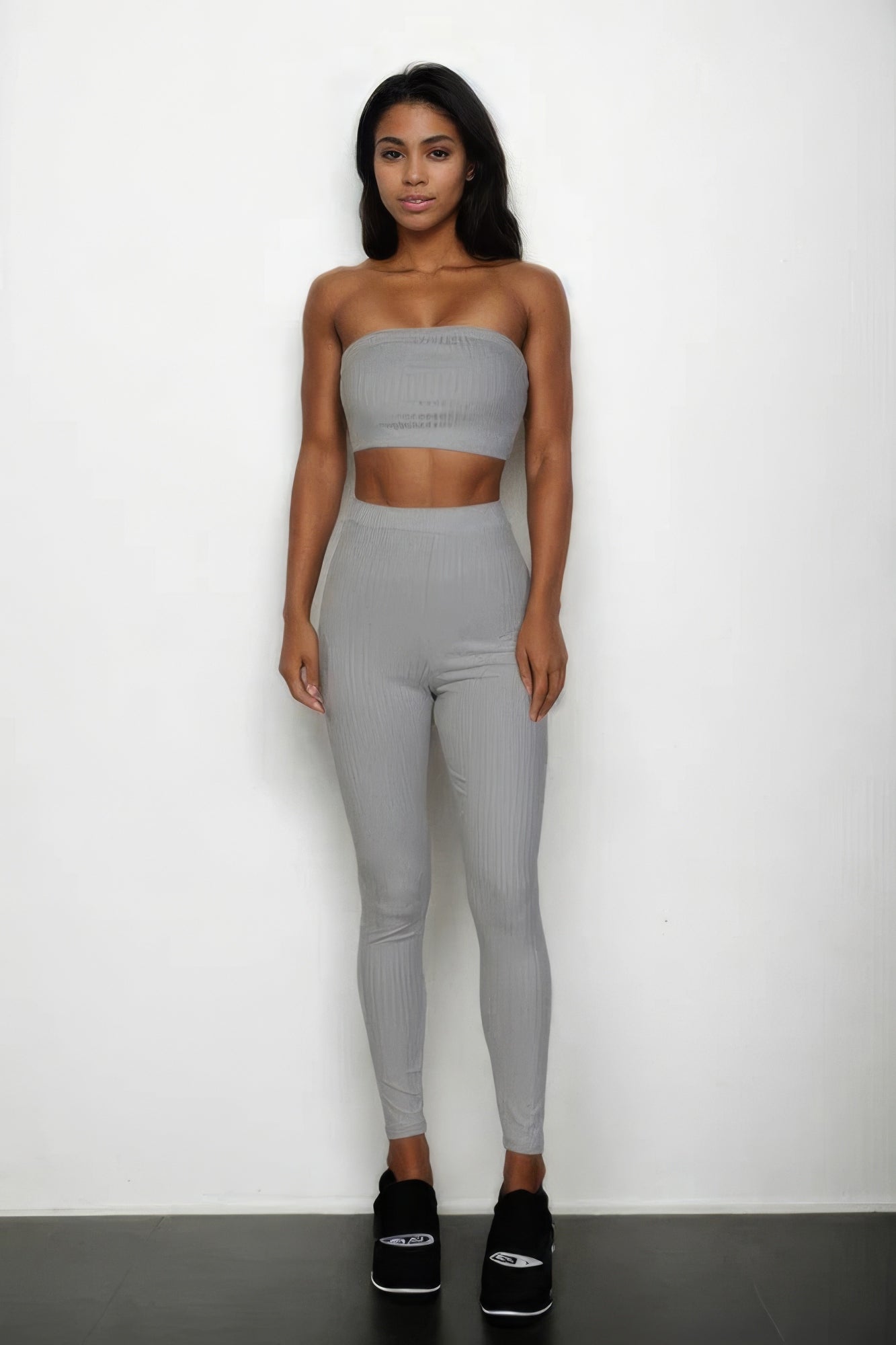 Ribbed Tube Top & Leggings Set