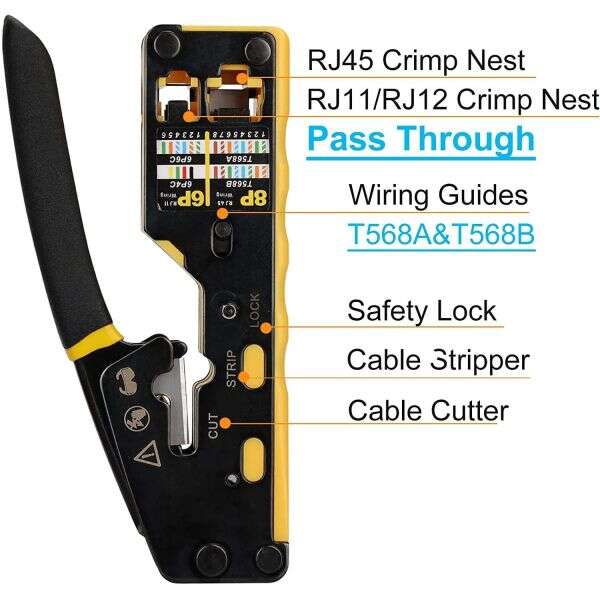 Crimphoff - Modular crimping, cutting and wire stripping tool