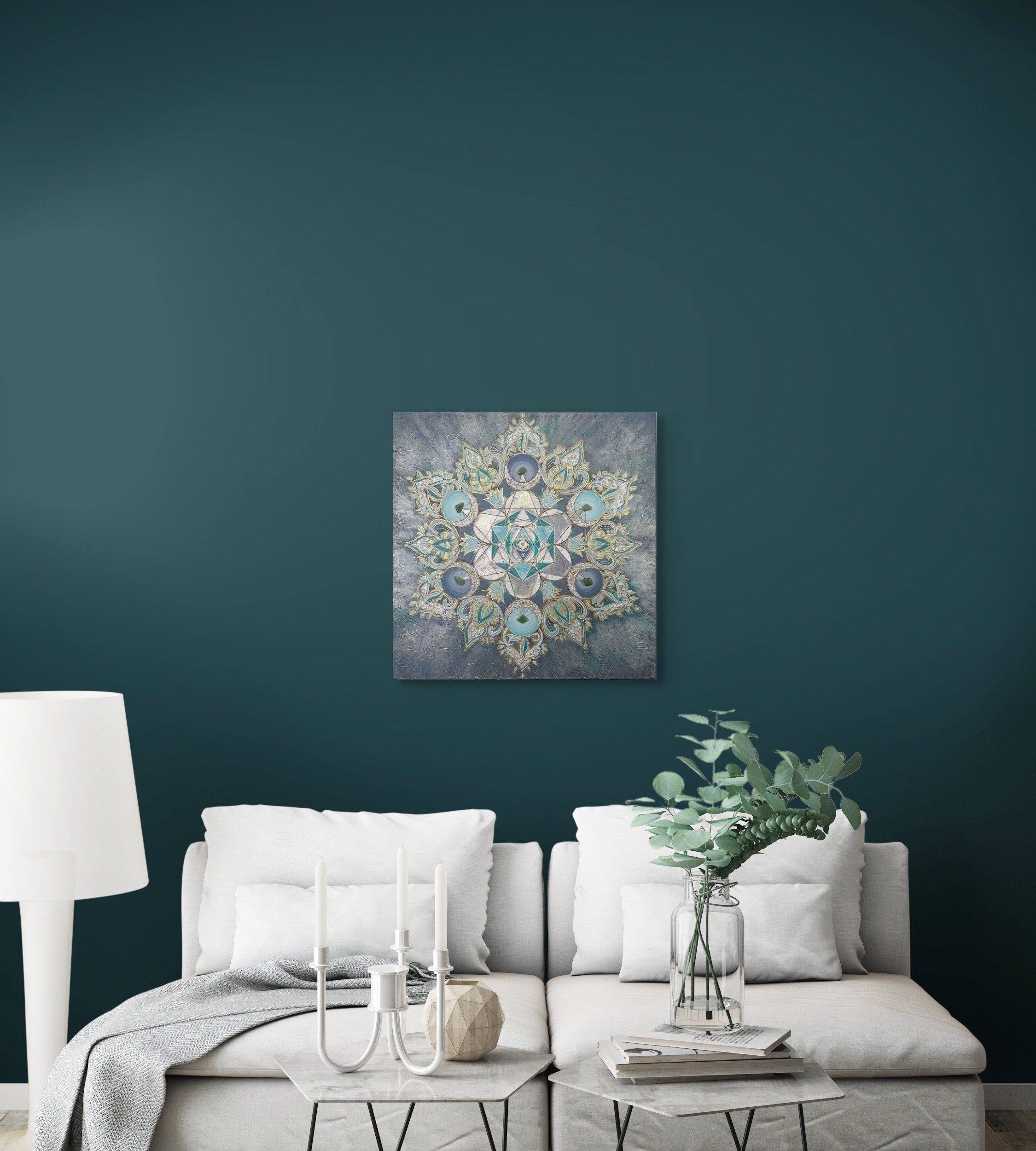 Cube Metatron, Energy painting, Mandala, Sacred Geometry