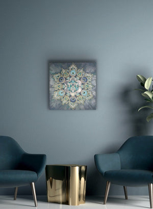 Cube Metatron, Energy painting, Mandala, Sacred Geometry