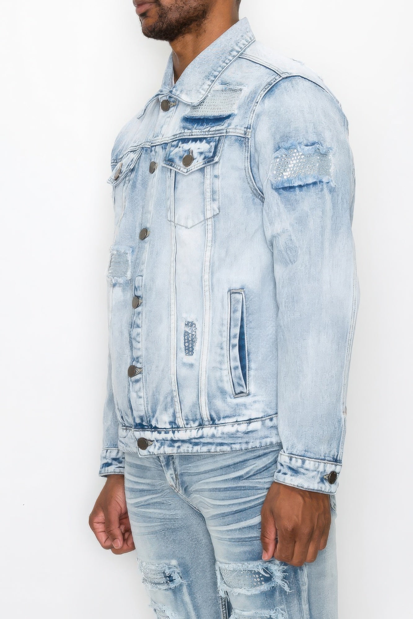 Diamond Denim Jacket