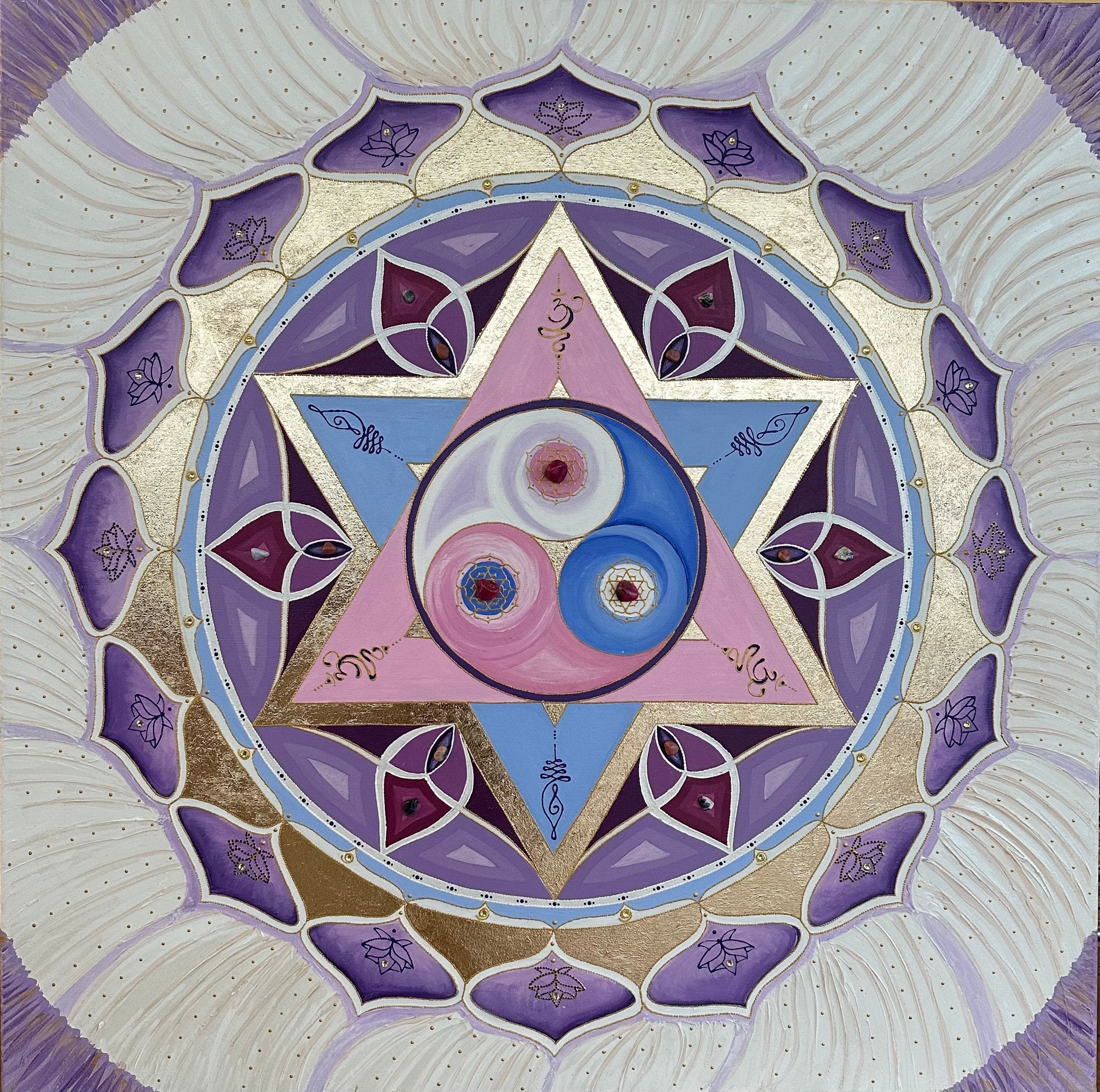 Energy painting, Mandala, Sacred Geometry, Flower Of Life